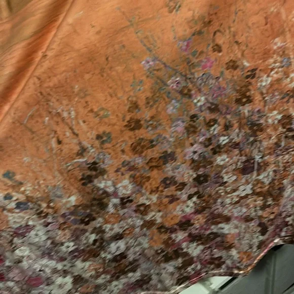 3x orange with flower shoulderless slim fit. - Picture 3 of 5